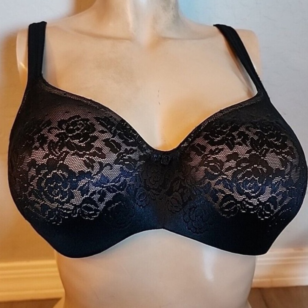 Soma support Balconette Bra 34G
Black Over Beige Underwire Lace 79984 - Picture 2 of 8